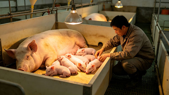 Prevent Bacterial Diarrhea in Newborn Piglets Within 3 Days After Birth